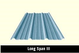 Long Span III Roof Panel in a Steel Building